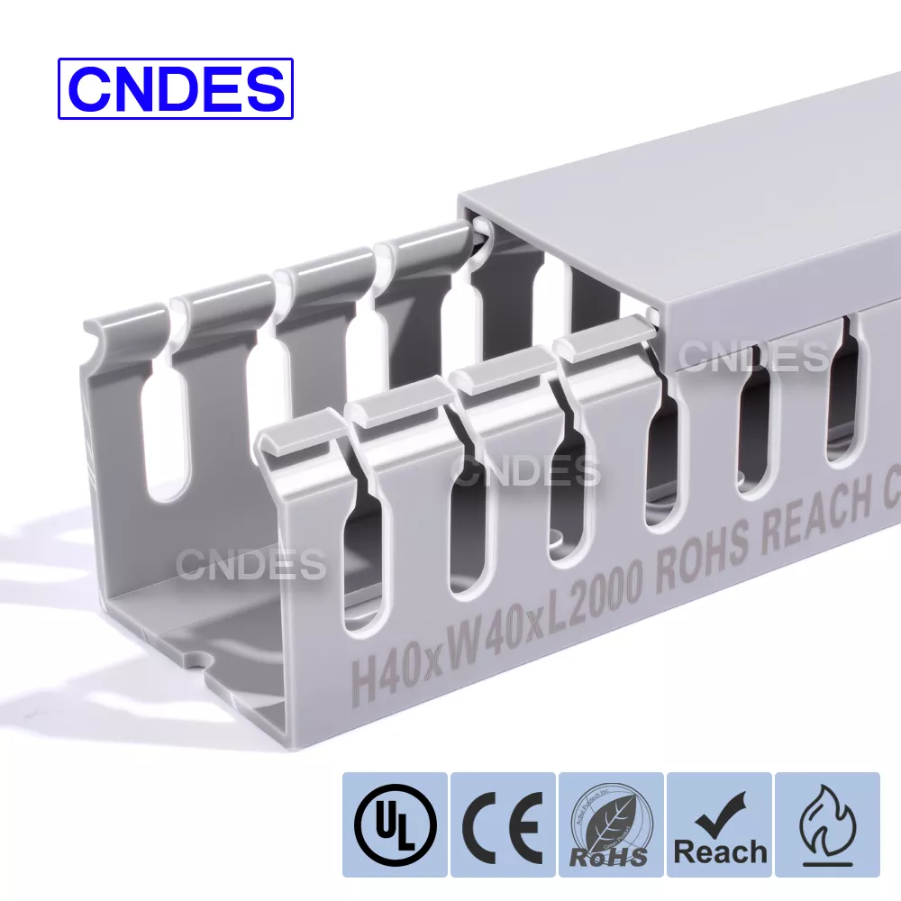 ທໍ່ສາຍ PVC 40×40 ມີຝາປິດ