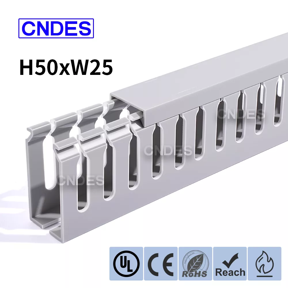 ທໍ່ຕູ້ໄຟຟ້າ PVC ຂະໜາດ 50×25 ມມ