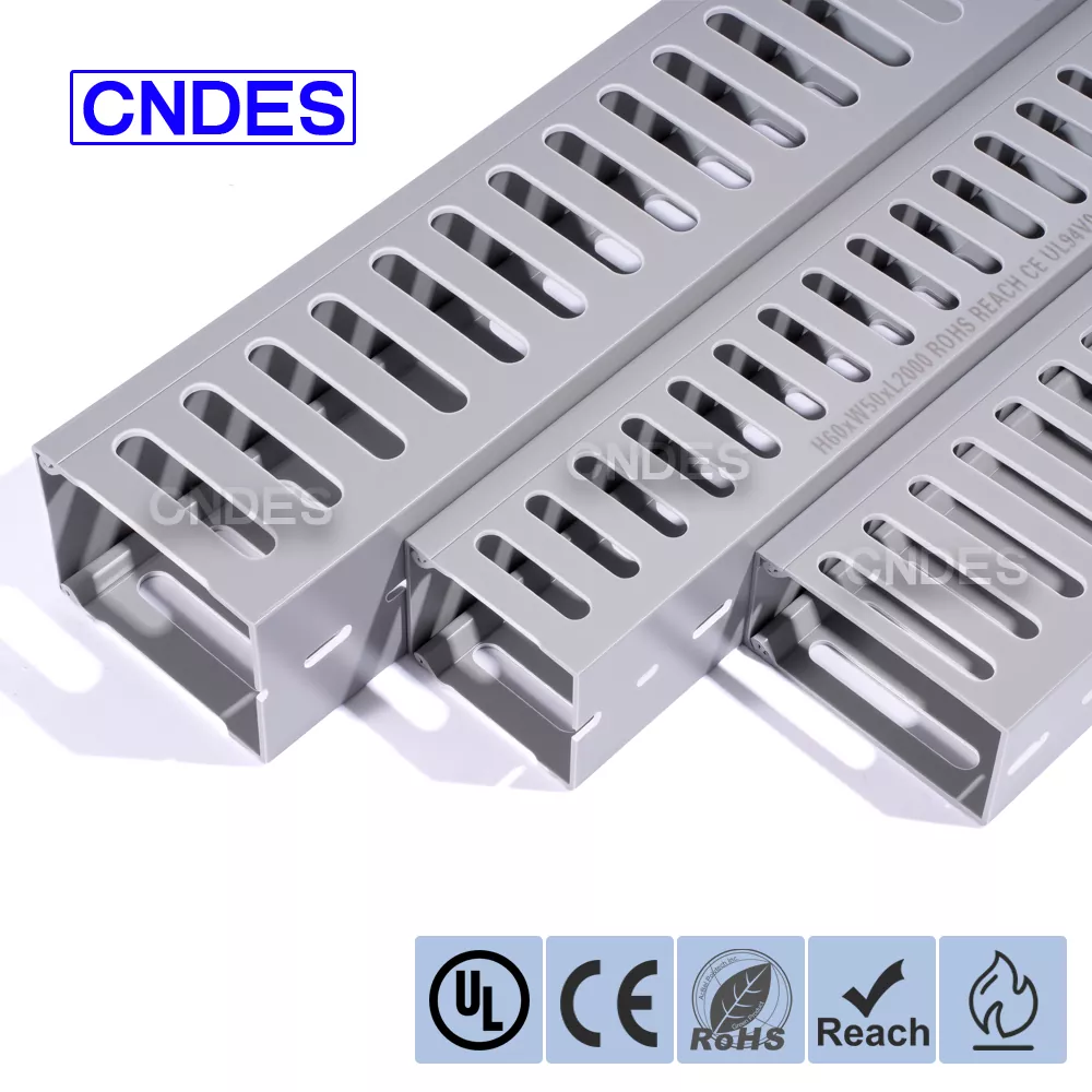 PVC ປິດສະລັອດຕິງສາຍ Trunking