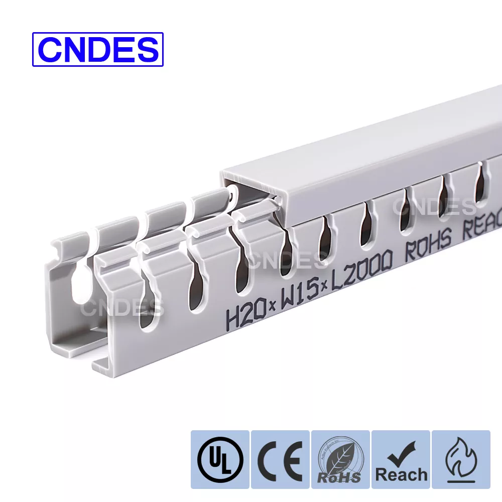 ຄວາມສູງ 20mm Slotted PVC ທໍ່ສາຍໄຟຟ້າ